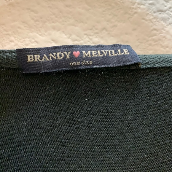 Brandy Melville Julia Black Zip-Up Hoodie - Picture 4 of 4